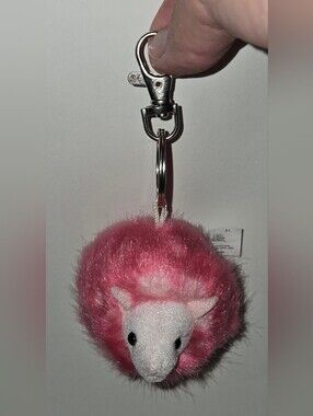 Universal Studios Wizarding World of Harry Potter Pink Pygmy Puff Plush Keyring